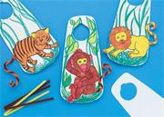 Color-Me� Zoo Door Hangers Craft Kit (makes 12)
