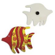 Tropical Fish Wood Magnet Craft Kit (makes 12)