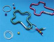 More info about Carabiner Cross Key Chain Craft Kit (makes 12) Carabiner Cross Key Chain Craft Kit (makes 12)