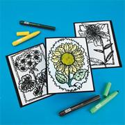 Fuzzy Flower Pictures Craft Kit (makes 12)