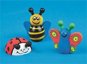 More info about Wooden Bee, Butterfly and Ladybug Craft Kit (makes 12) Wooden Bee, Butterfly and Ladybug Craft Kit (makes 12)