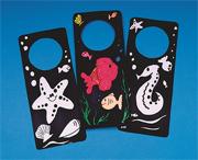 Velvet Art Door Hangers Craft Kit (makes 12)