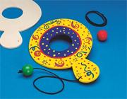 Wooden Paddle Ball Game Craft Kit (makes 12)
