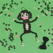 Beaded Monkey Key Chain Craft Kit (makes 12)