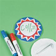 More info about Color-Me™ Round Canvas Purse Craft Kit (makes 12) Color-Me™ Round Canvas Purse Craft Kit (makes 12)