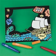 Velvet Pirate Frame Craft Kit (makes 12)