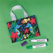 Color-Me� Velvet Sealife Tote Craft Kit (makes 12)