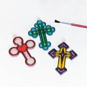 More info about Cross Sun Catchers Craft Kit (makes 12) Cross Sun Catchers Craft Kit (makes 12)