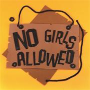 No Girls Allowed Sign Craft Kit (makes 12)