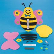 Foam Bee Thermometer Craft Kit (makes 12)