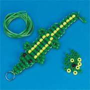 beaded alligator