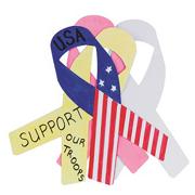Color-Me� Support Ribbons<Lead-in_NewGP> </Lead-in_NewGP>Craft Kit (makes 12)