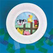 Farmtown Circle Plate Craft Kit (makes 12)