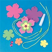 More info about Foam Flower Necklace Craft Kit (makes 24) Foam Flower Necklace Craft Kit (makes 24)