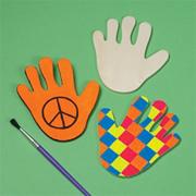 Wood Hand Pin Craft Kit (makes 12)