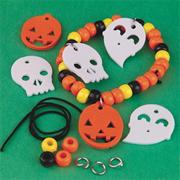 Halloween Pony Bead Bracelet Craft Kit (makes 12)