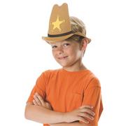 Foam Sheriff's Hat Craft Kit (makes 12)