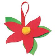 Christmas Poinsettia Craft Kit (makes 12)