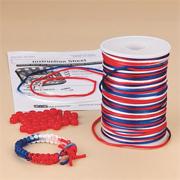 Patriotic Bracelet Craft Kit (makes 48)