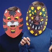 Color-Me� Masks - Unprinted Animal  (pack of 24)