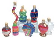 Heart Sand Art Bottles (pack of 6)
