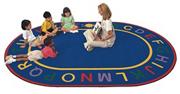 9' Round Alpha Carpet
