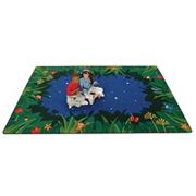 Peaceful Tropical Night Play Carpet