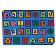 Alphabet Blocks Kids Value Rug (dozen)