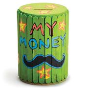 Craft Stick Barrel Bank Craft Kit  (makes 25)