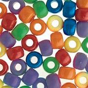 Crow Beads 10mm, Multicolored