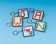 Allen Diagnostic Module Needlepoint Initial Key Rings  (pack of 24)
