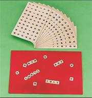Adhesive Wooden Letters (pack of 720)