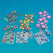 Felt Button Stickers (pack of 12)