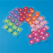 Felt Flower Stickers (pack of 72)