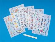 Butterfly Rub-on Decor  (pack of 12)