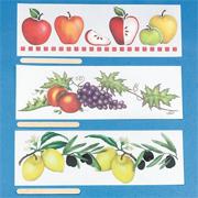 Fruit Rub-Ons (pack of 12)