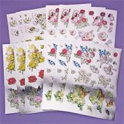 Metallic Decoupage Prints (pack of 12)