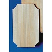 Unfinished Budget Plaques (pack of 12)