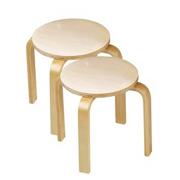 Wooden Stool (set of 2)