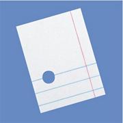 College Ruled Notebook Paper 8-1/2"x11"  3-hole punched (pack of 500)