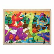 Prehistoric Sunset Dinosaur Jigsaw Puzzle