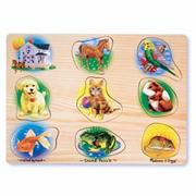 Pets Sound Peg Puzzle