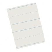 Newsprint Practice Paper, 8-1/2"x11", Ruled 3/4"x3/8x3/8" (pack of 500)