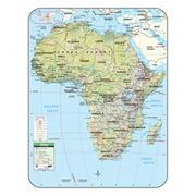 African Shaded Relief Map