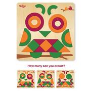 Multi-Solution Shape Puzzle - Owl