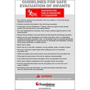 Foundations� First Responder� Evacuation Protocol Signs