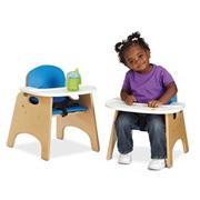 Blue Vinyl Cushion for High Chairries�