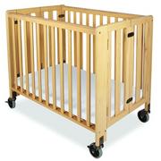 Hideaway Compact Folding Wood Crib