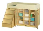 Diaper Depot with Stairs