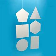 Geometric-Shaped Mirror Mobiles